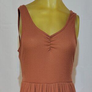 LIVE TO BE SPOILED Burnt Orange Jumpsuit